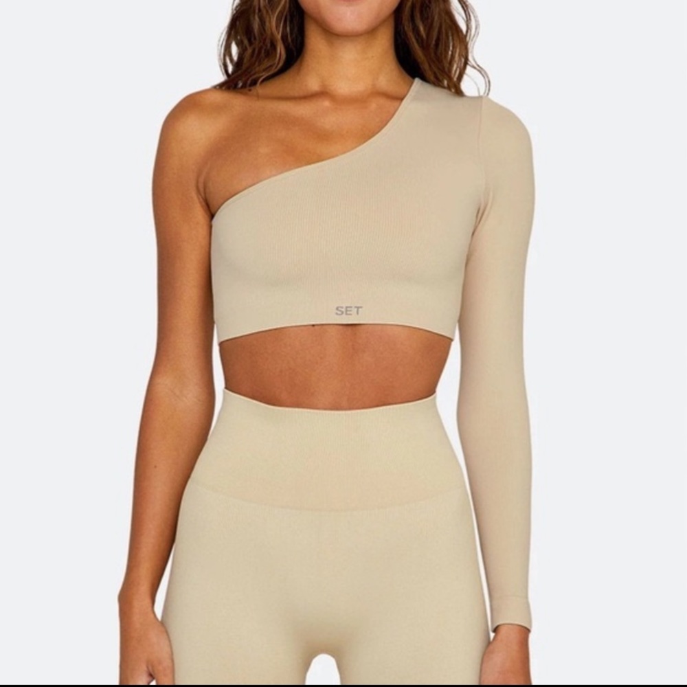 SET ACTIVE one shoulder bra